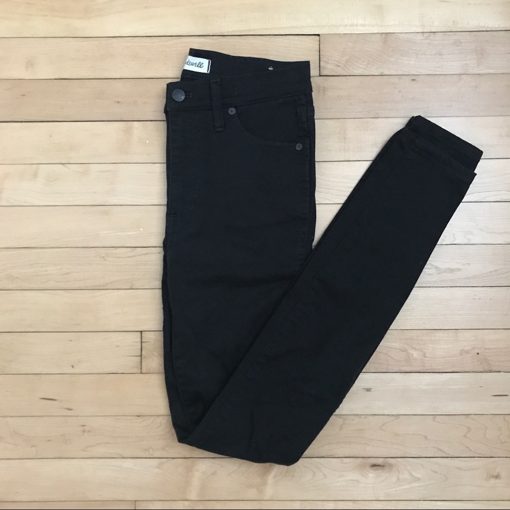 Madewell Black High Rise Skinny Jeans 27T